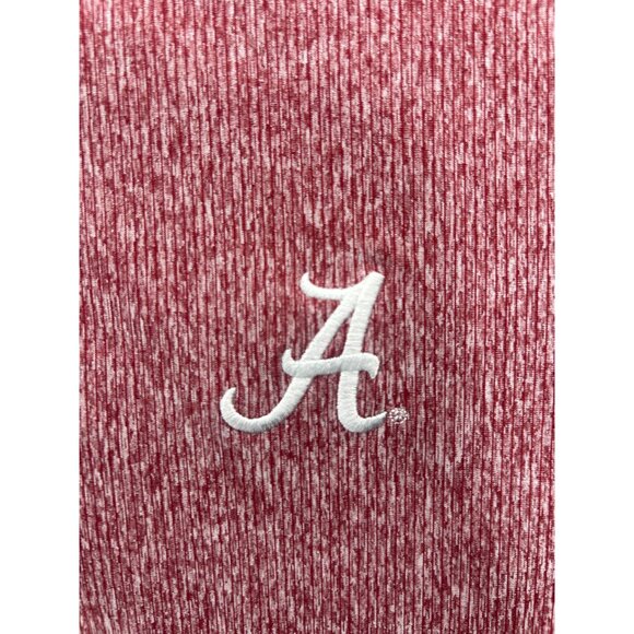 Alabama Crimson Antigua Tide Mens 1/4 Zip Long Sleeve Top Large - Picture 3 of 7